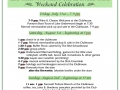 125th celebration schedule